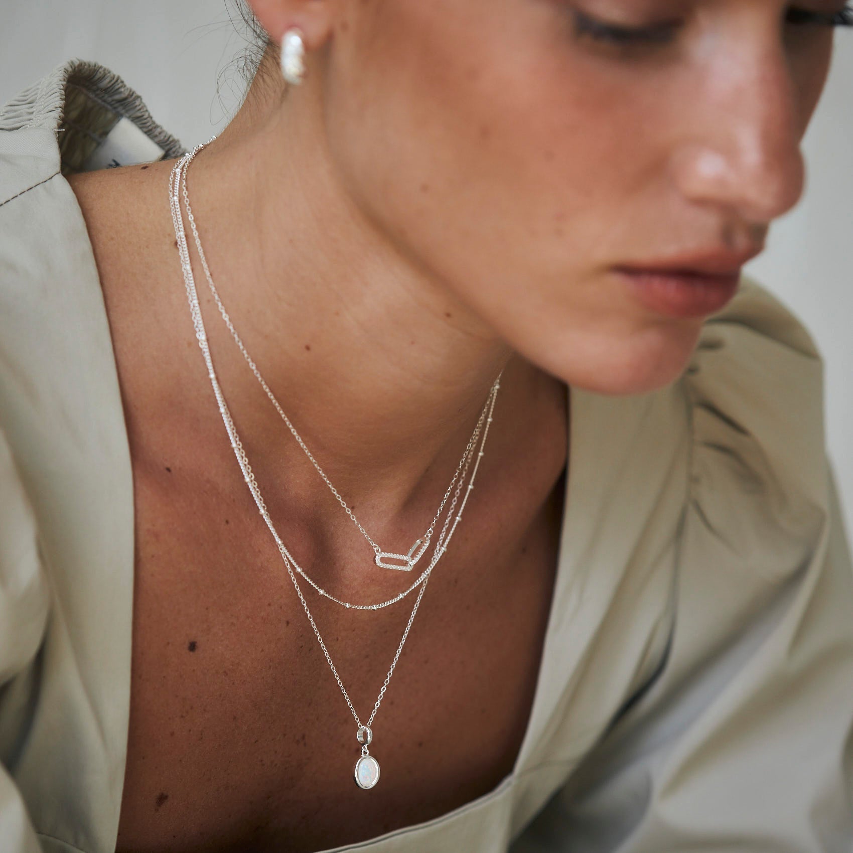 Party Silver Necklace