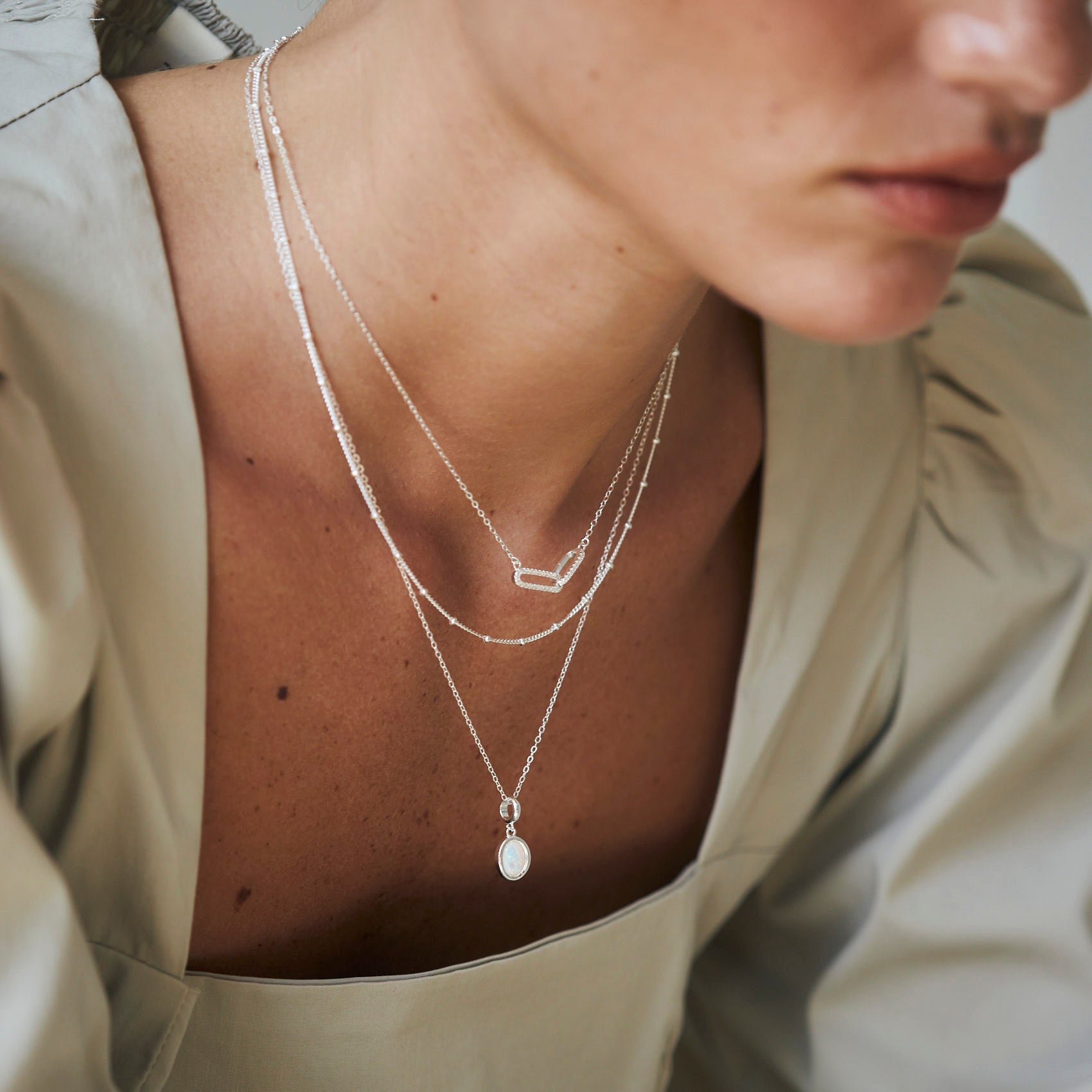 Daniela Silver Necklace