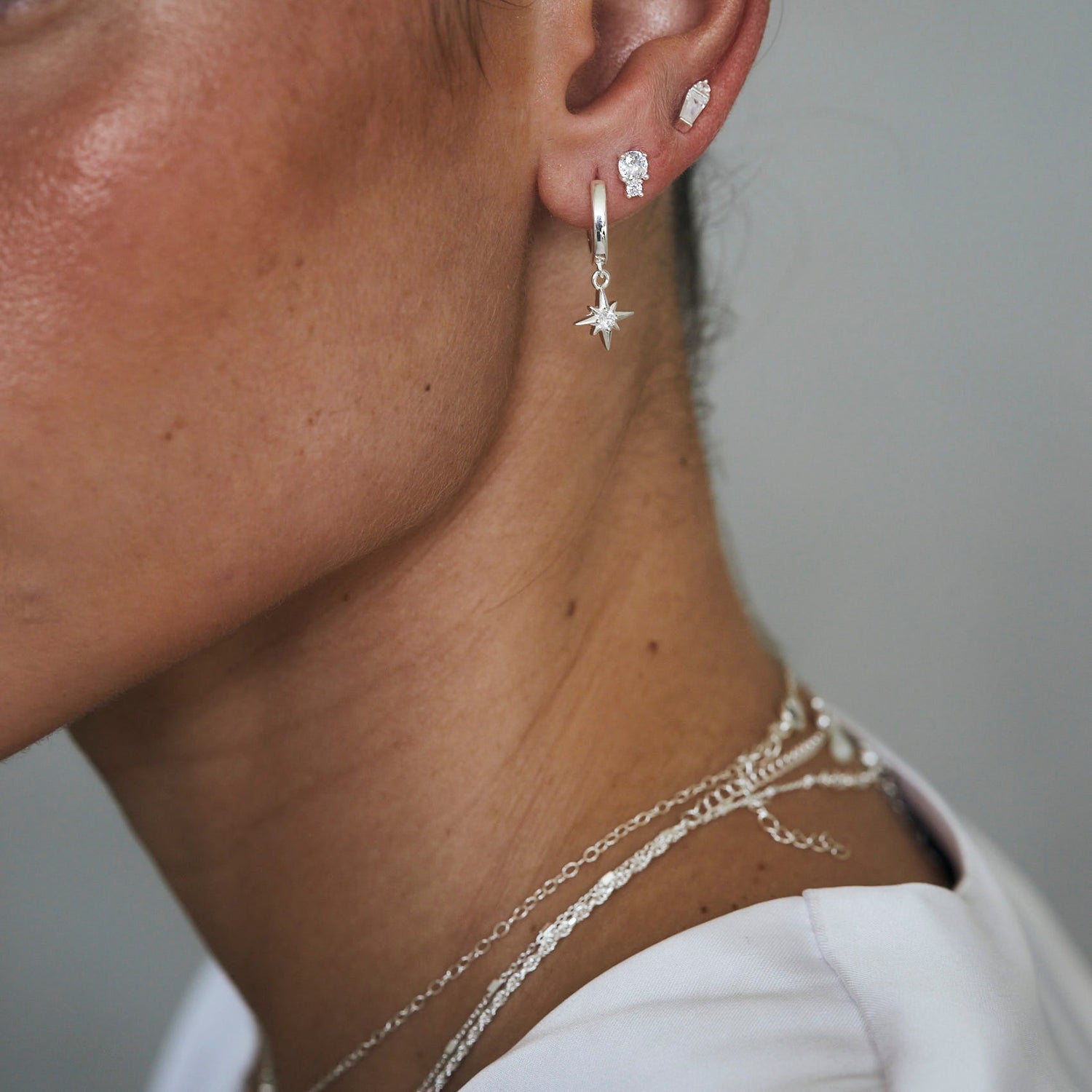 Ariel Silver Earrings