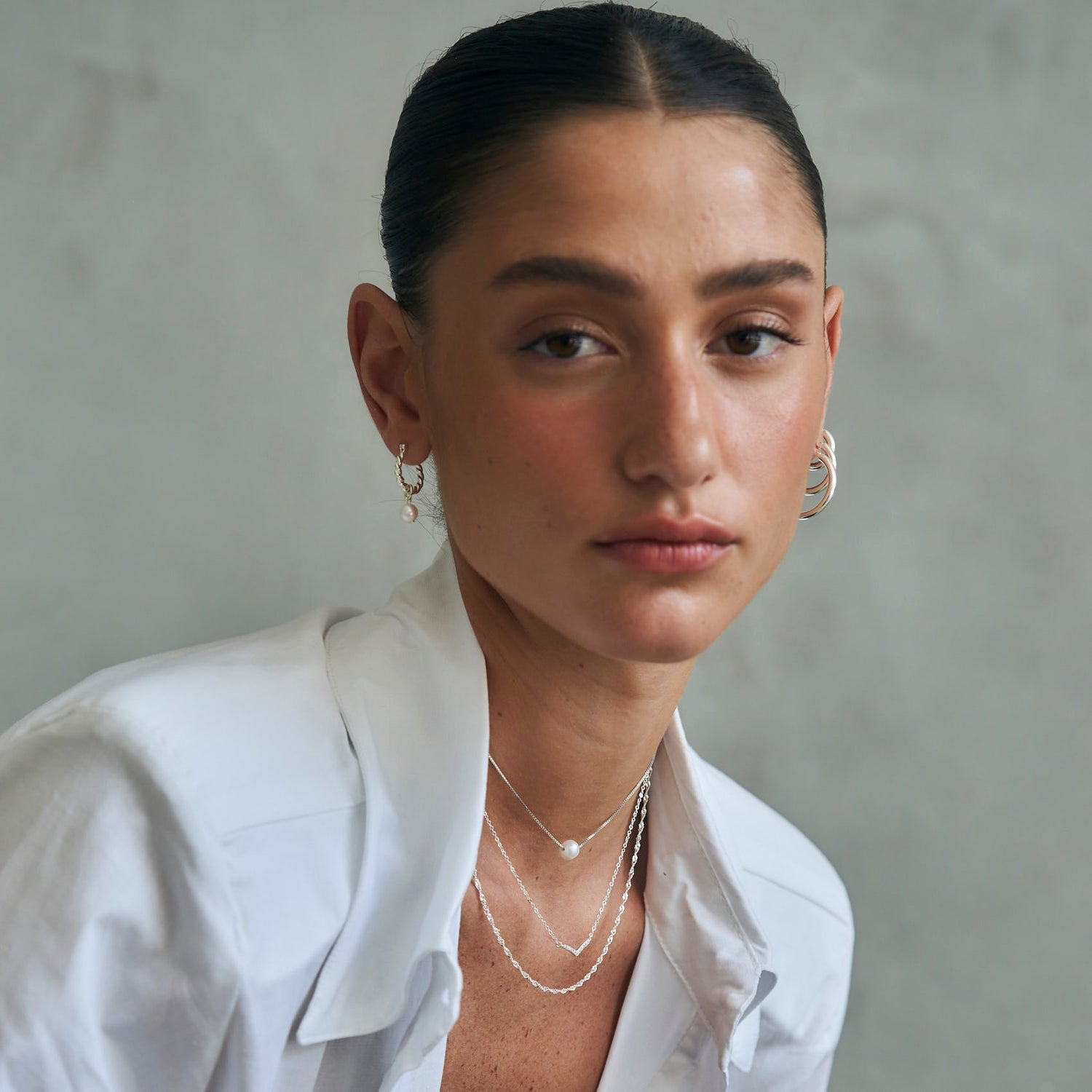 Luciana Silver Necklace
