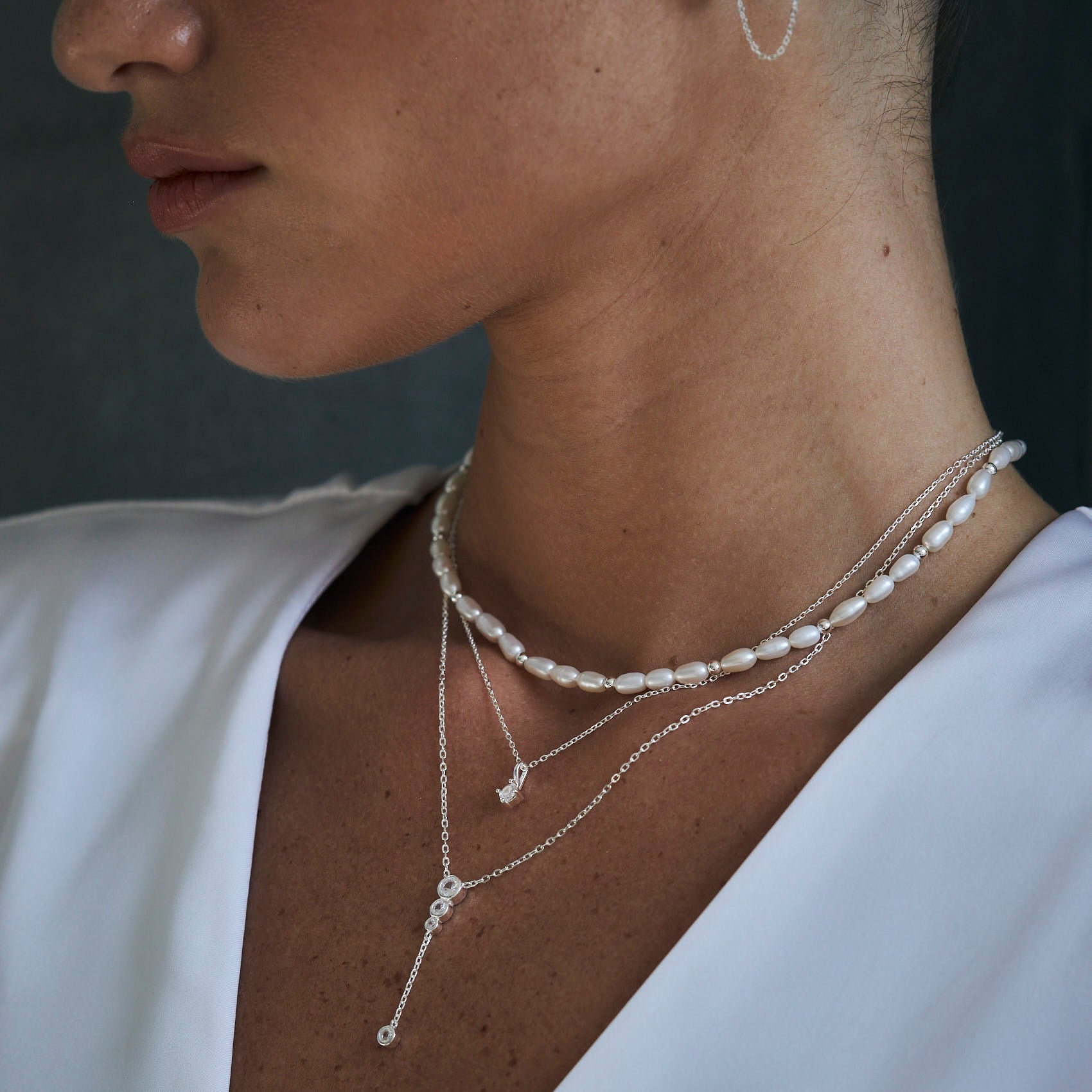 Michel Silver Necklace