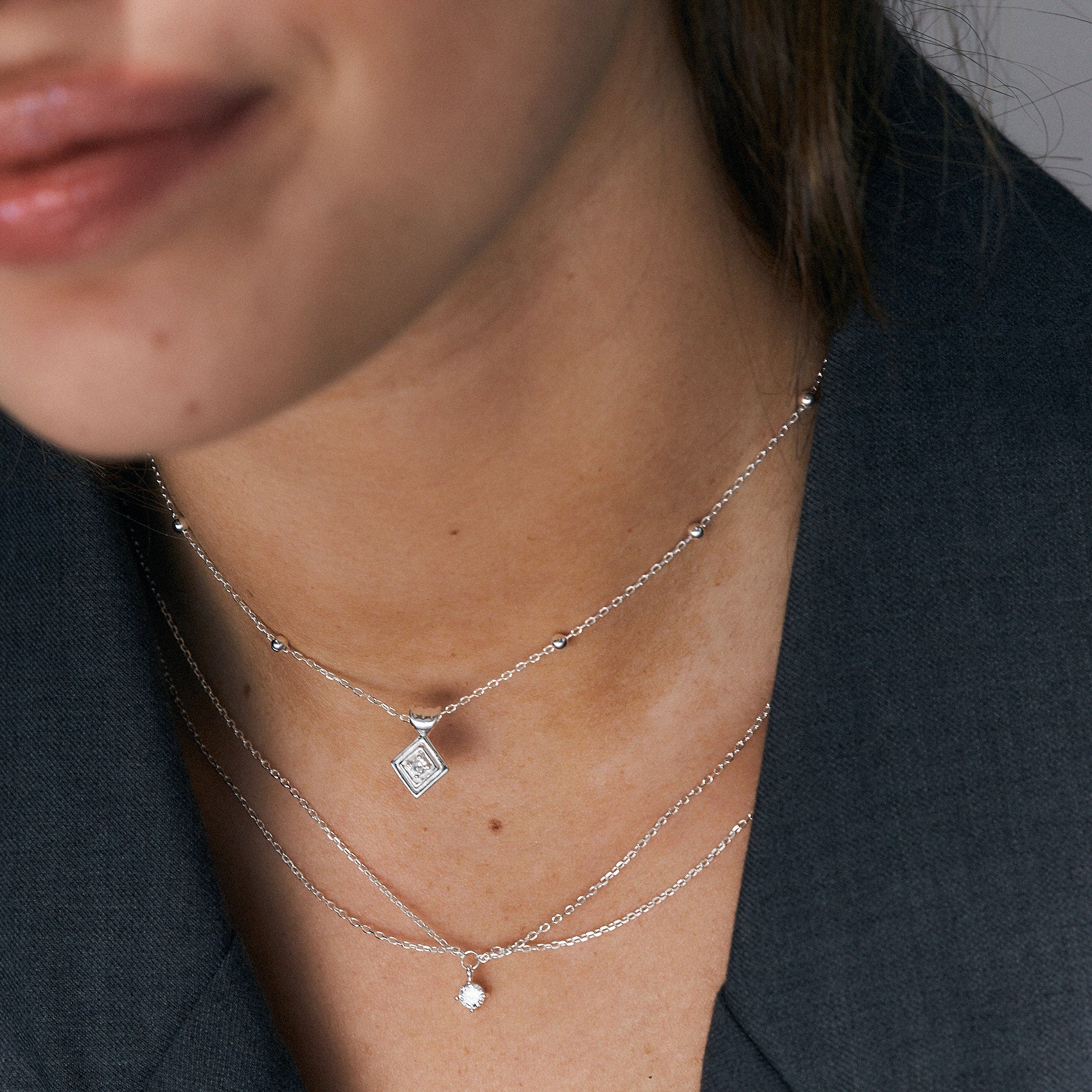 Ariana Silver Necklace