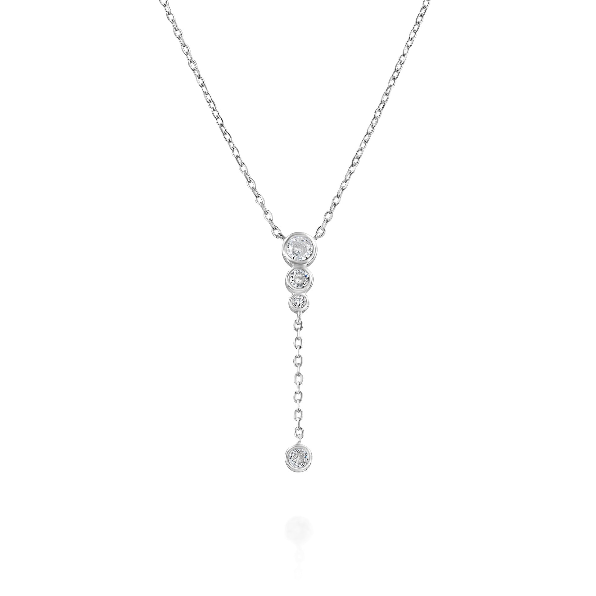 Counter Silver Necklace