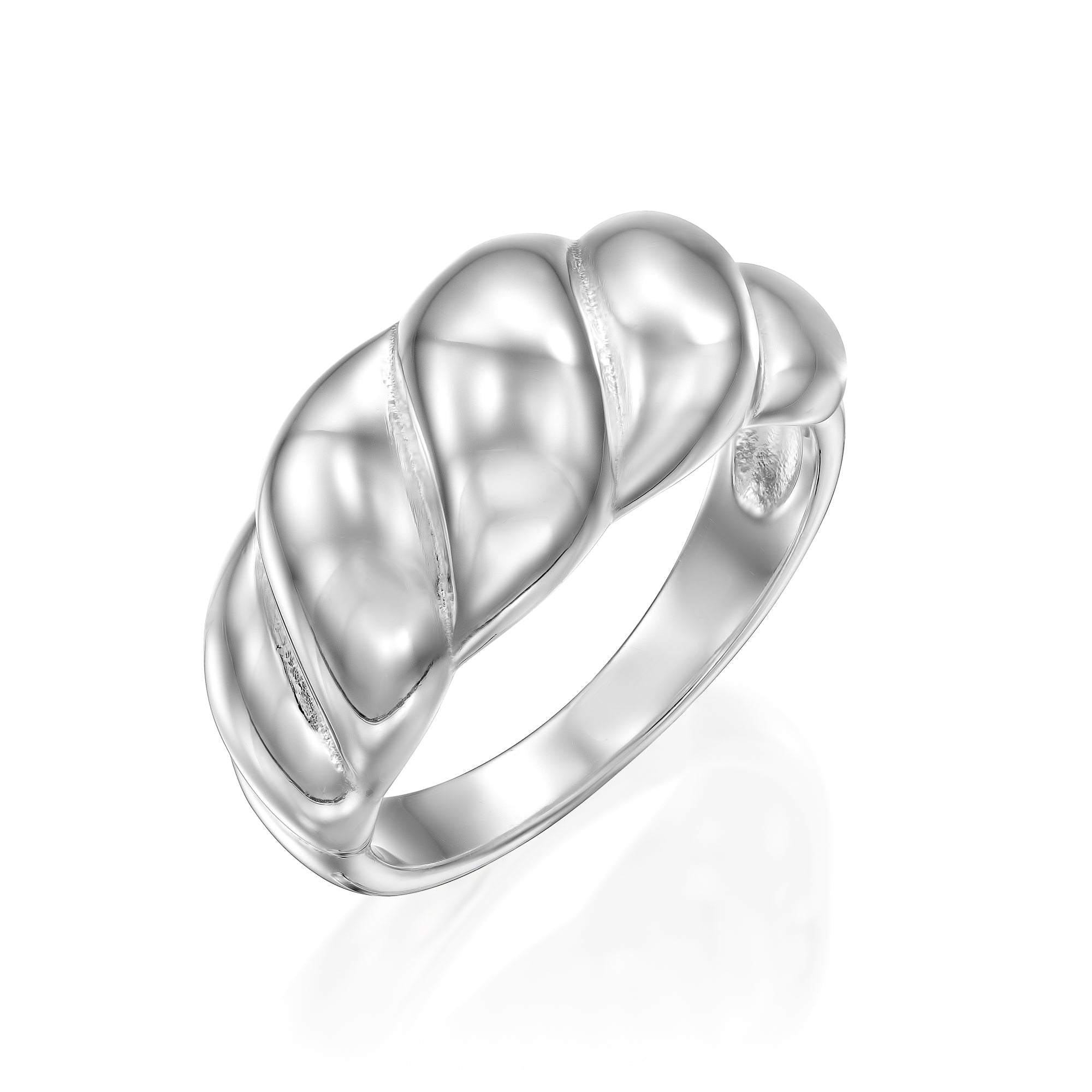 Fluor Silver Ring