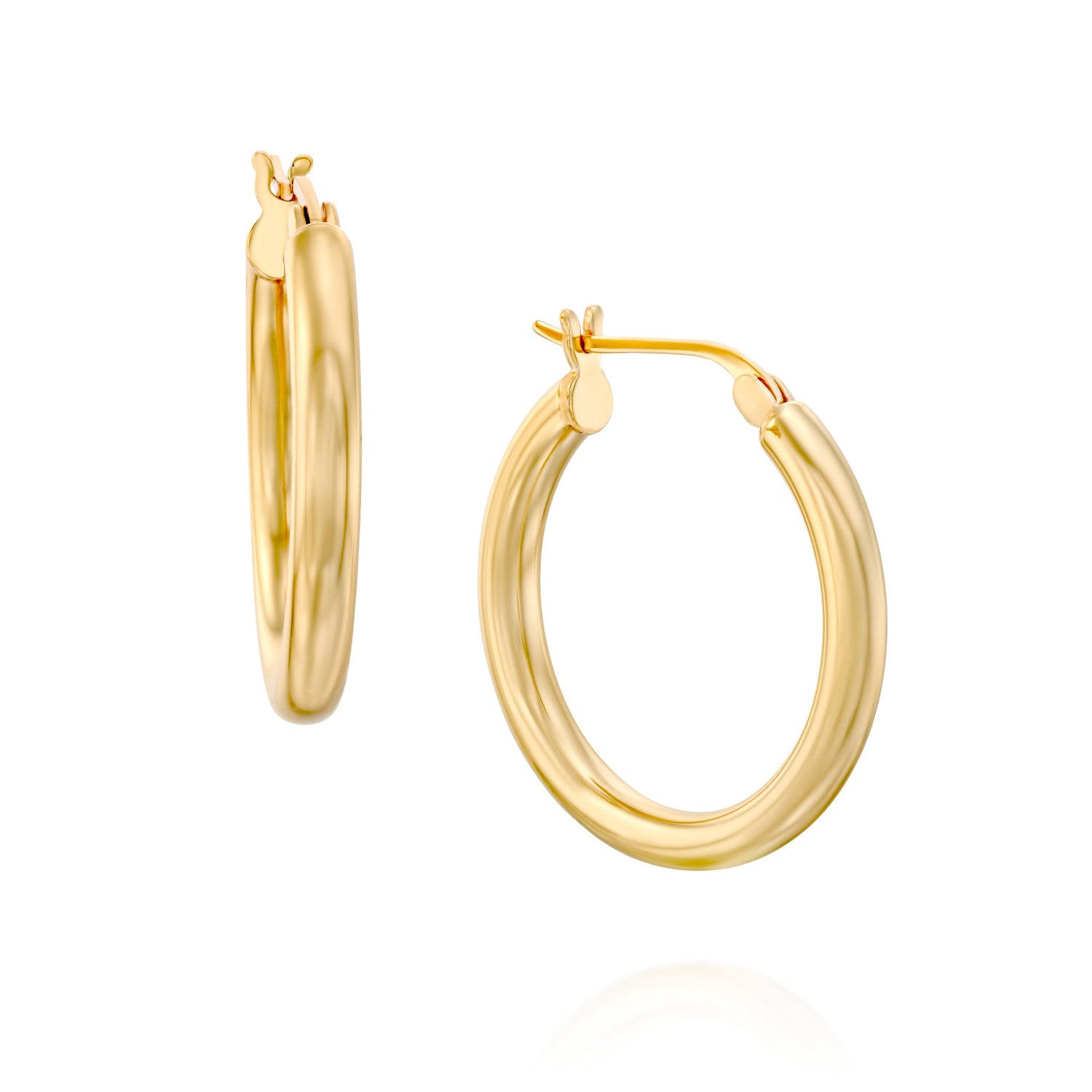 Lauren Gold Hoop Earrings (L)