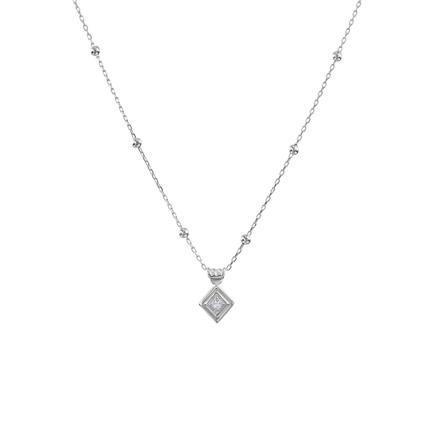 Claudia Silver Necklace