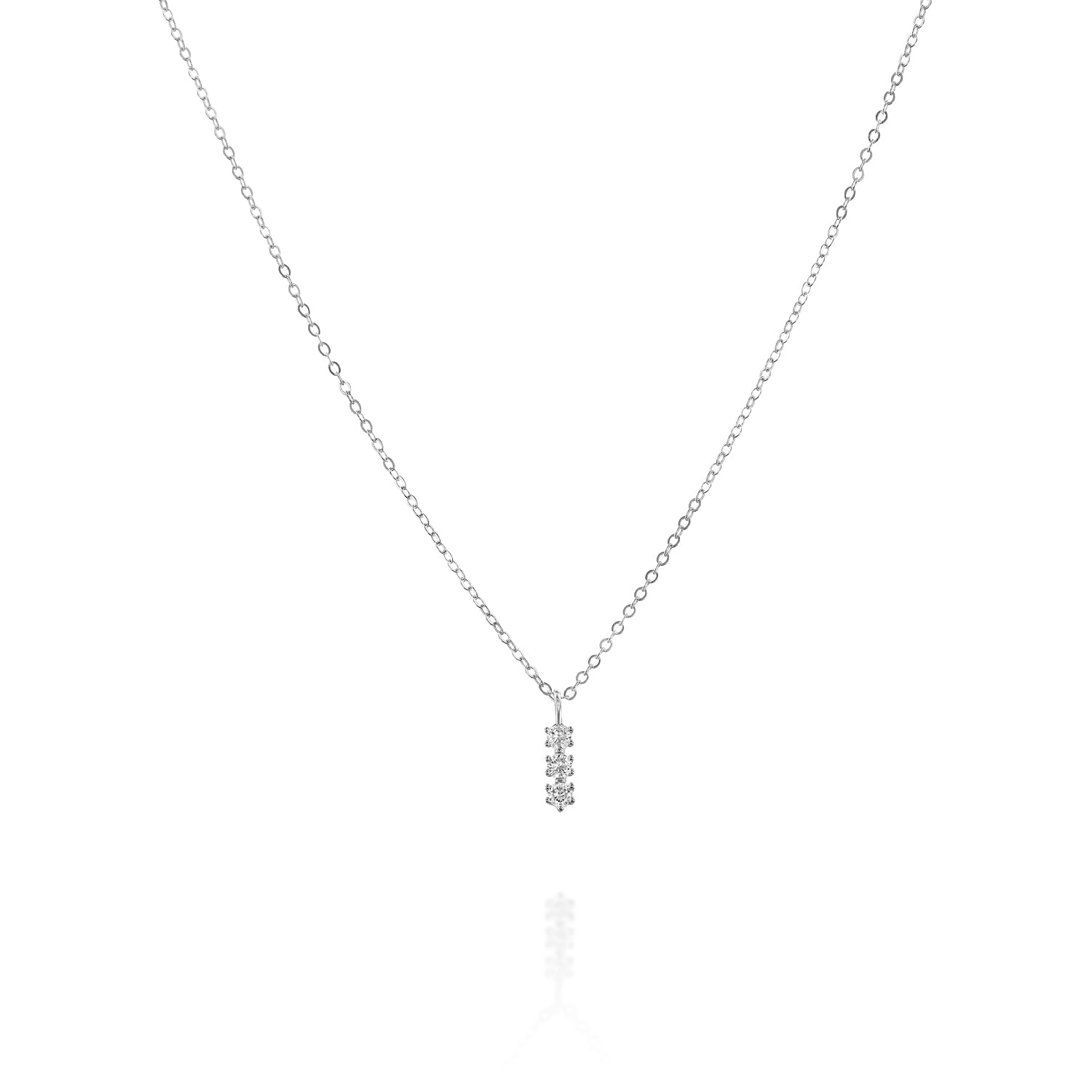 Ace Silver Necklace
