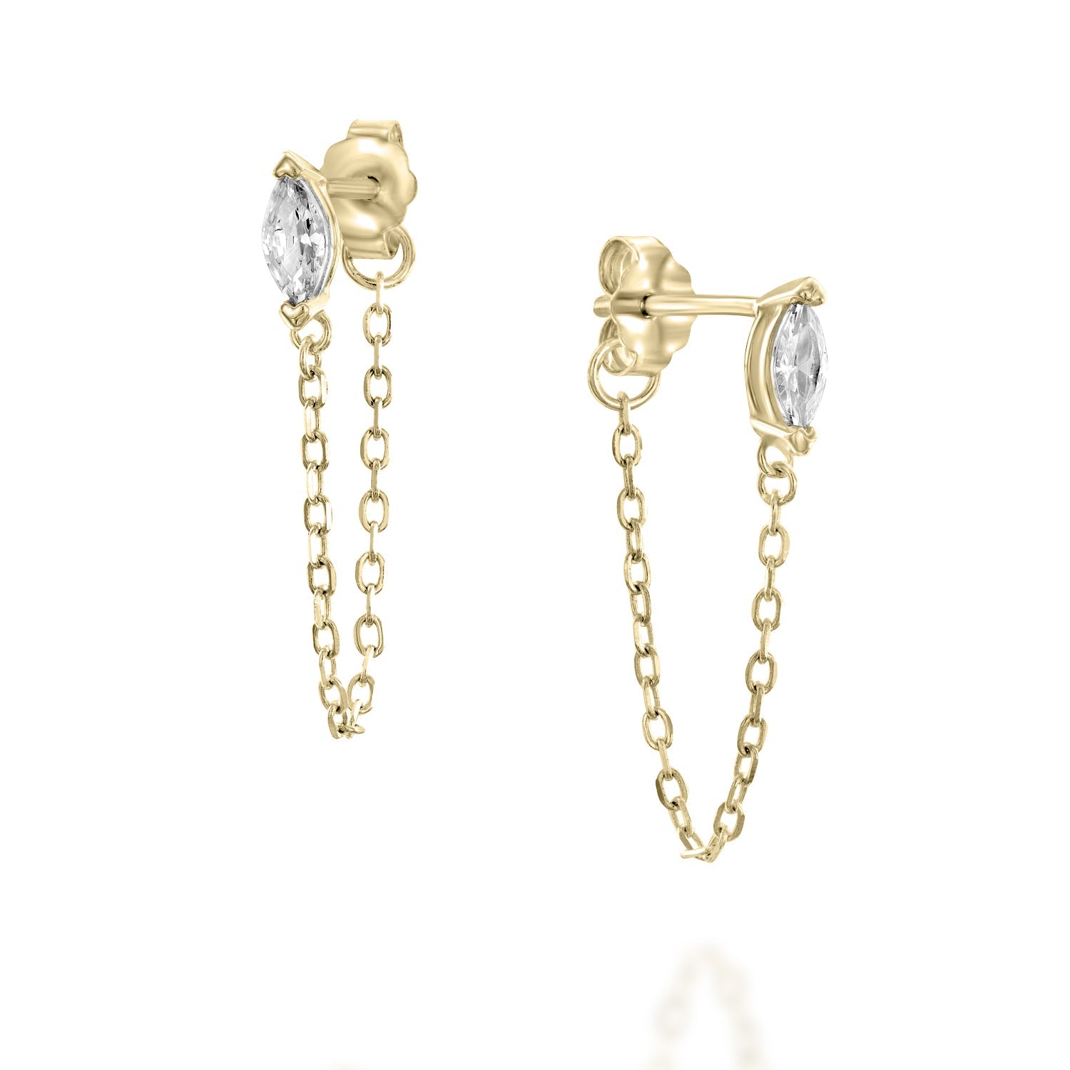 - Gold Core Earrings