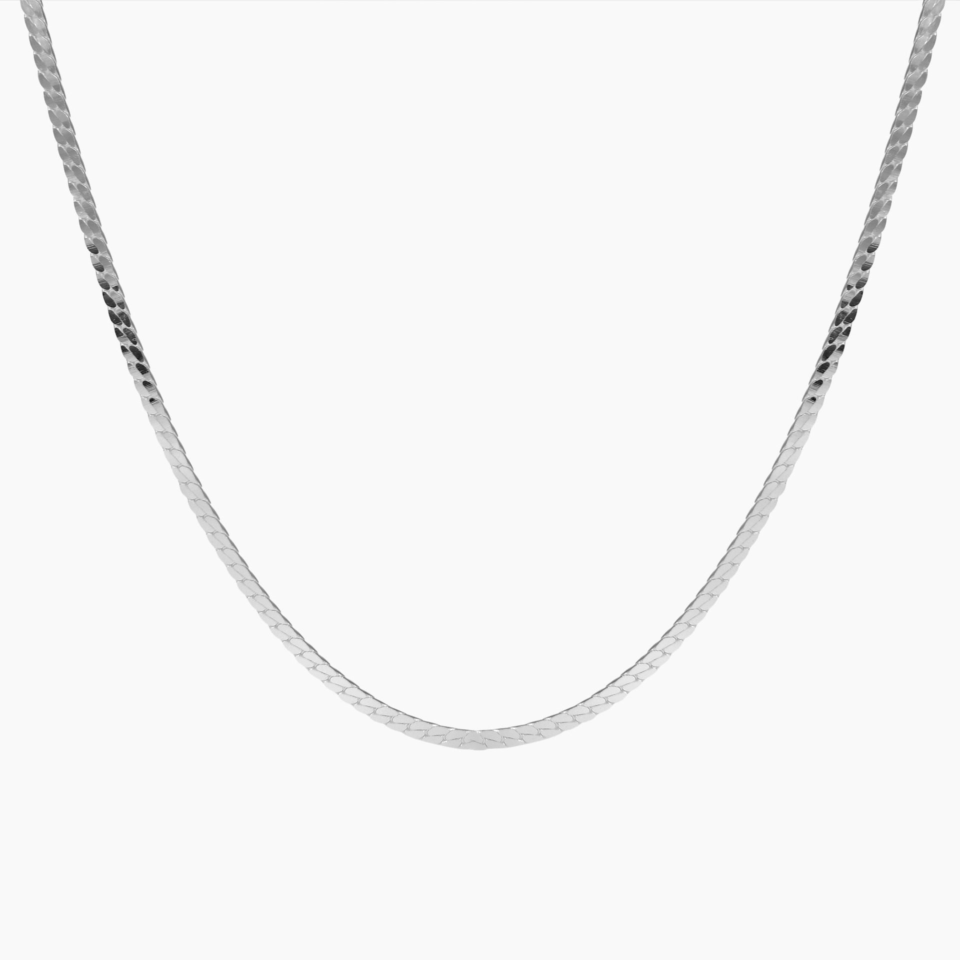 Tone Silver Necklace