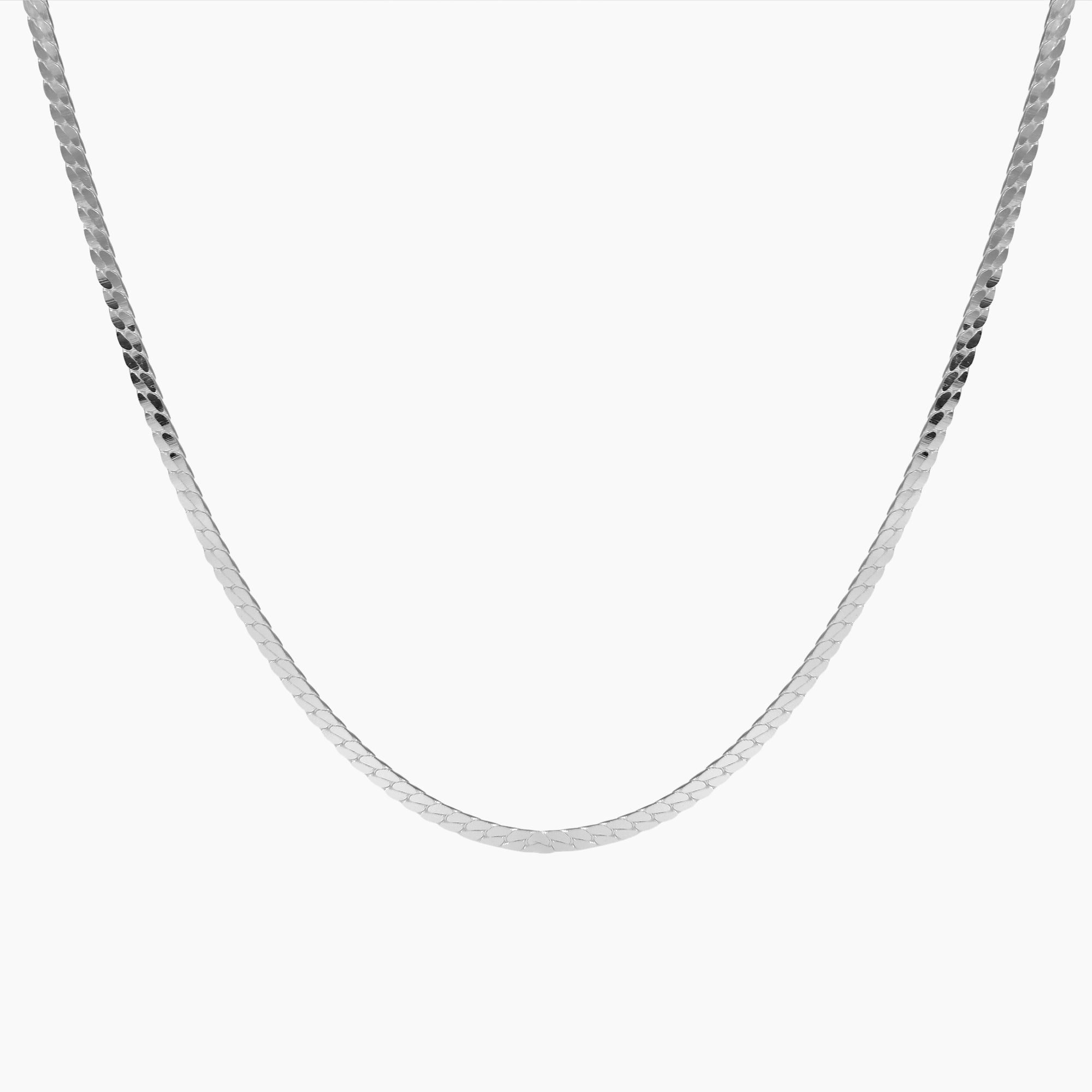 Tone Silver Necklace