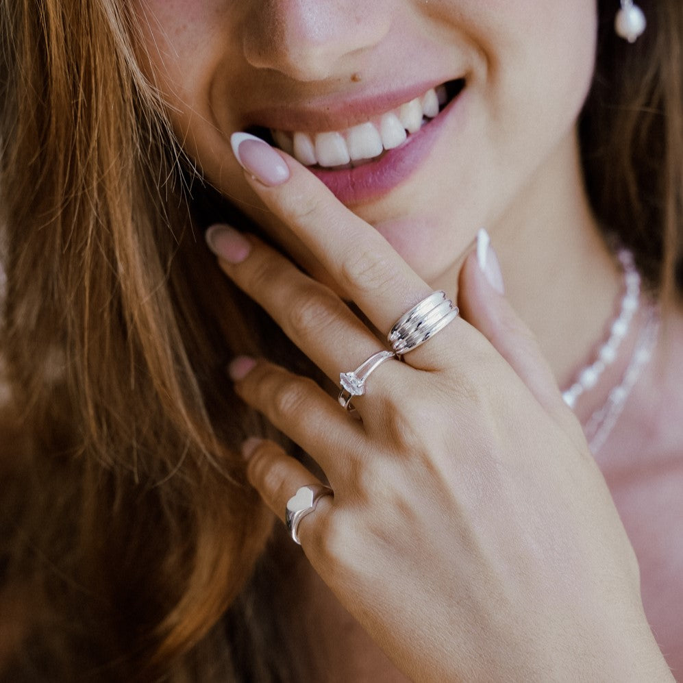 Lire Silver Ring