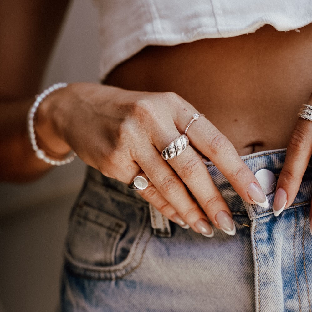 Mini Silver Bella Ring