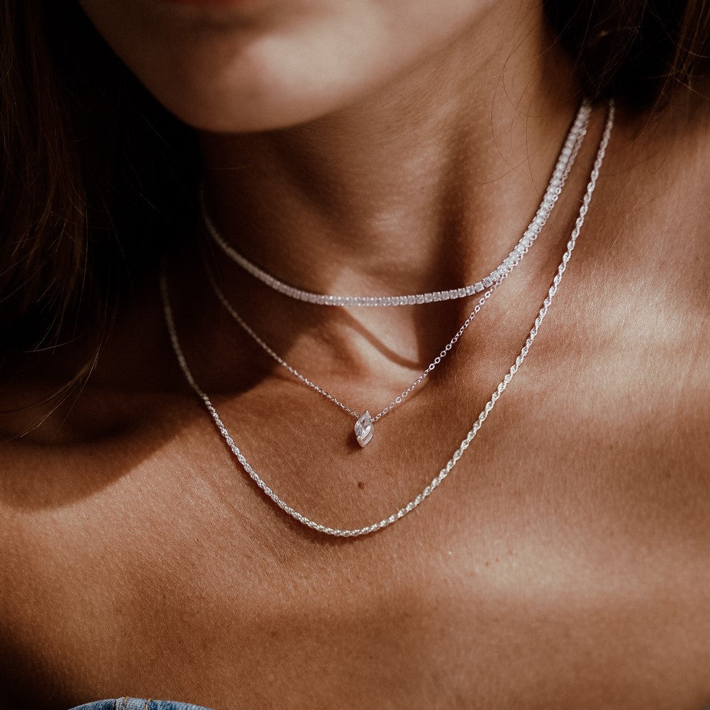 Thin Silver Royal Chain