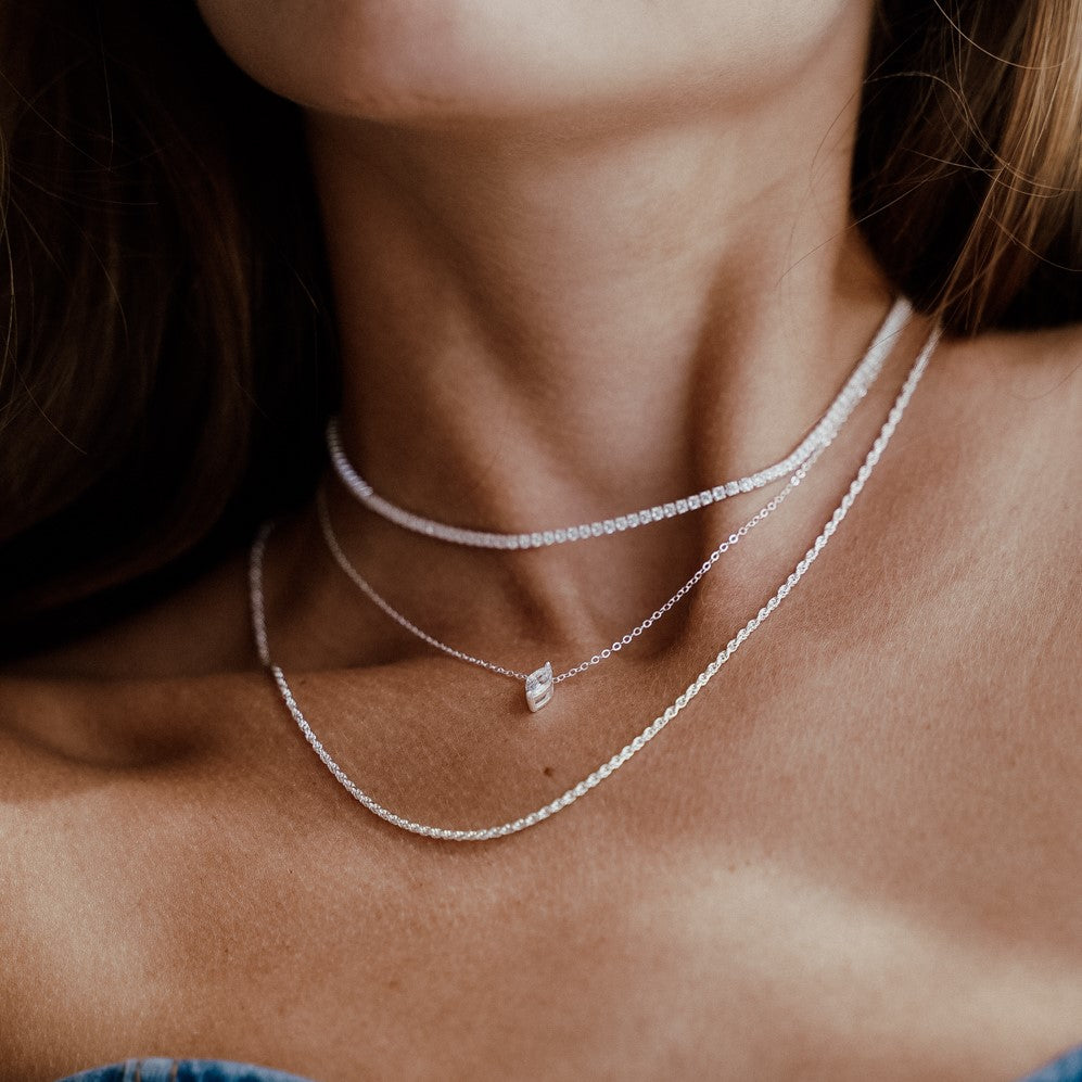 Thin Silver Royal Chain
