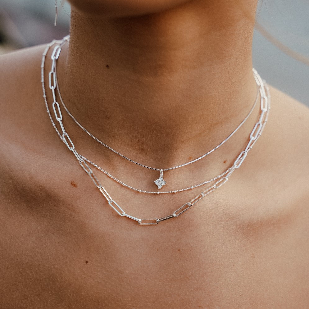 Dani Silver Necklace