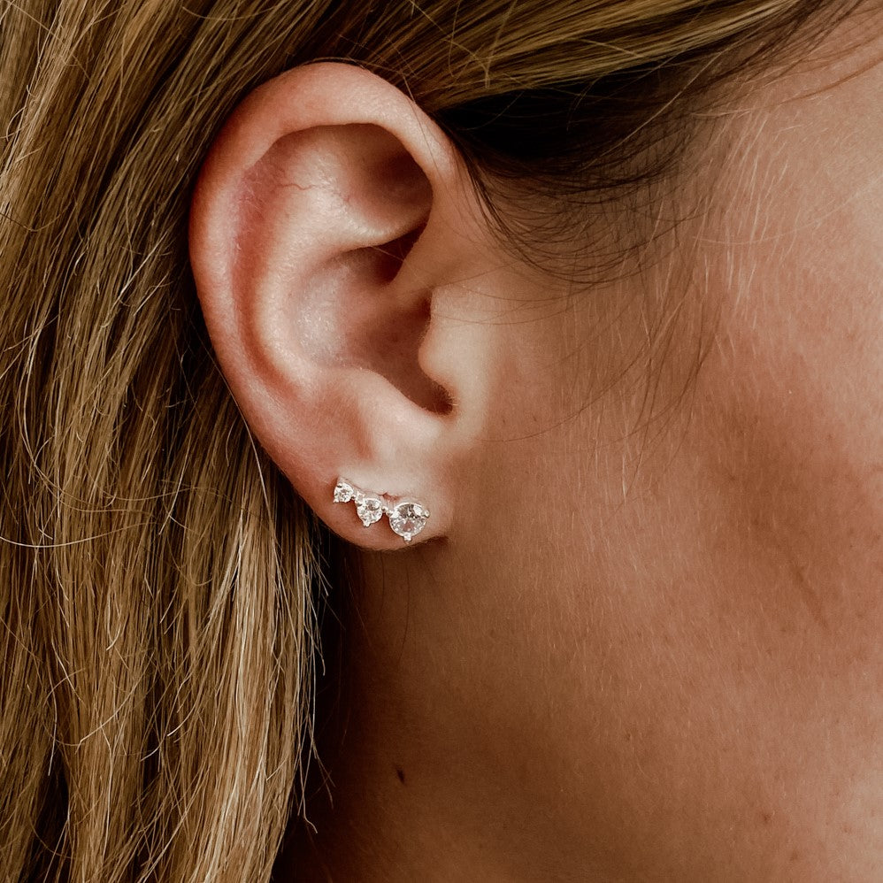 Amelia Silver Earrings