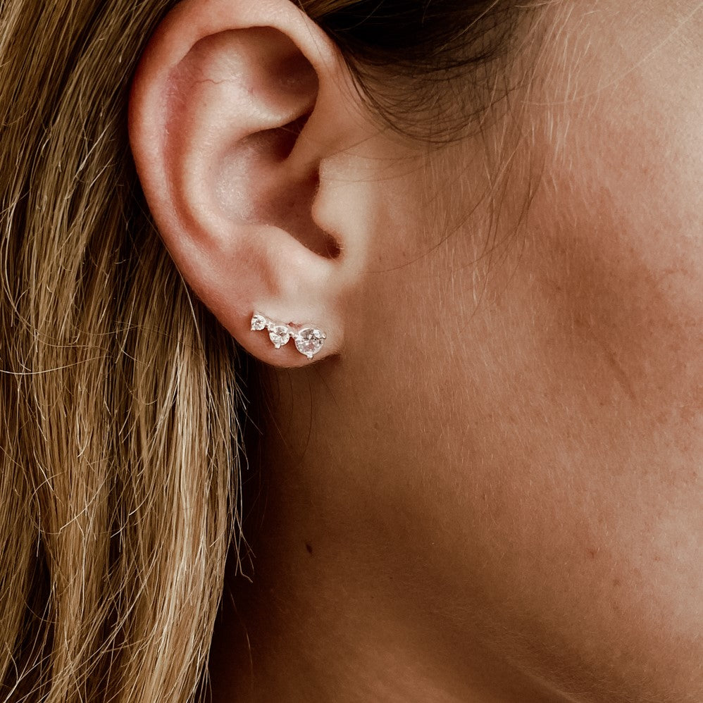 Amelia Silver Earrings