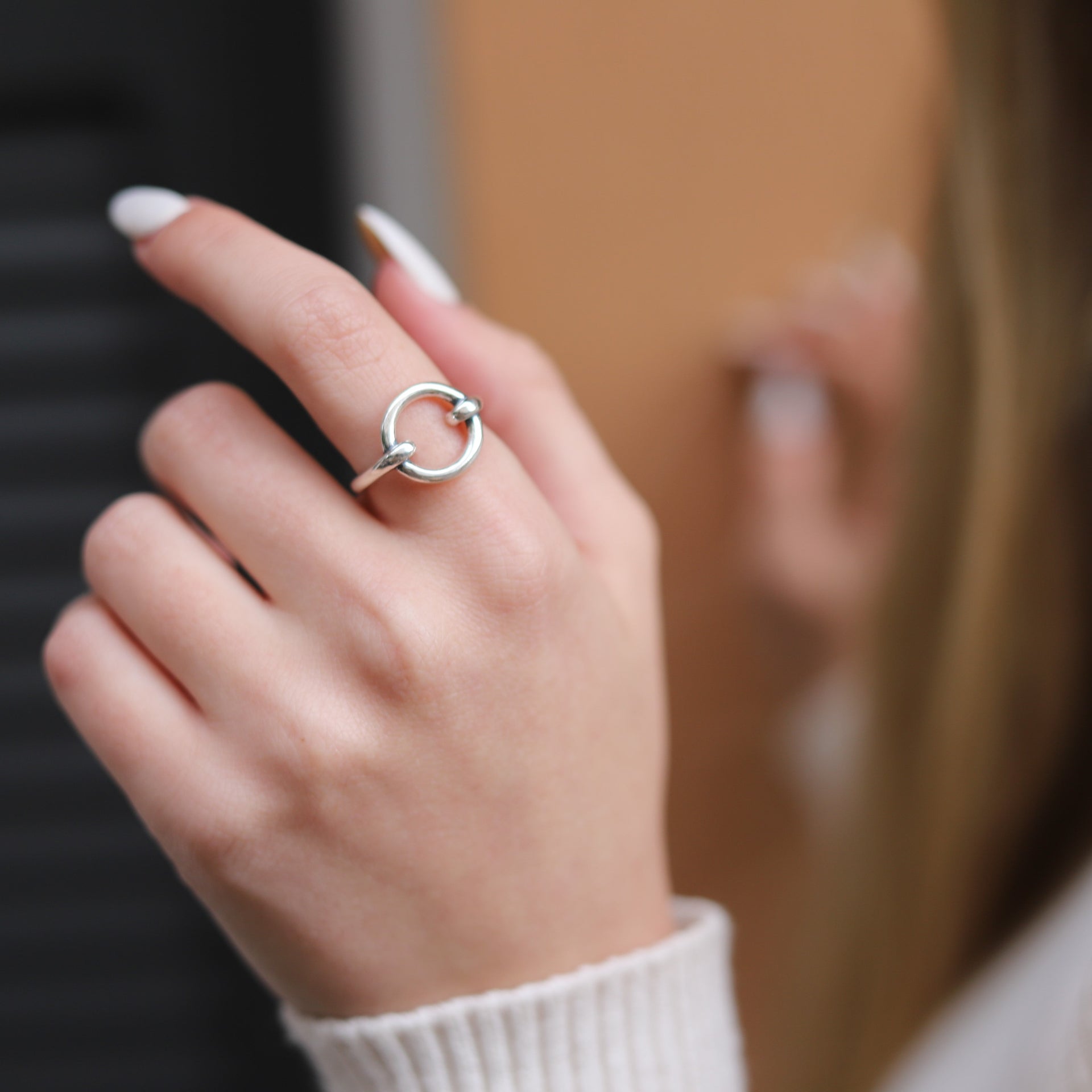 Jade Silver Ring