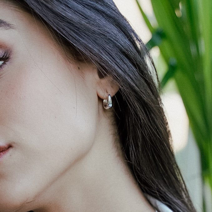 Sky Silver Earrings