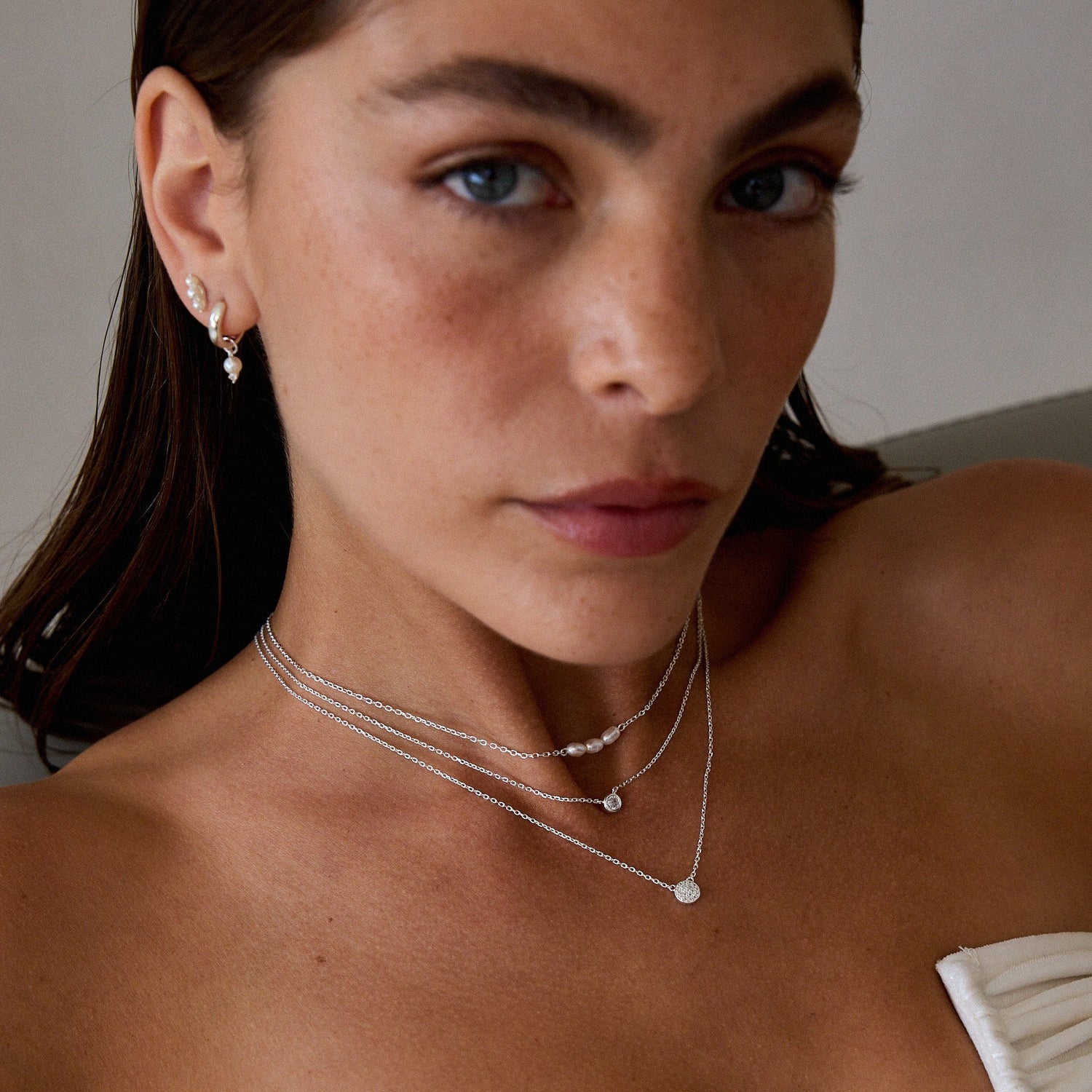 Valeria Silver Necklace