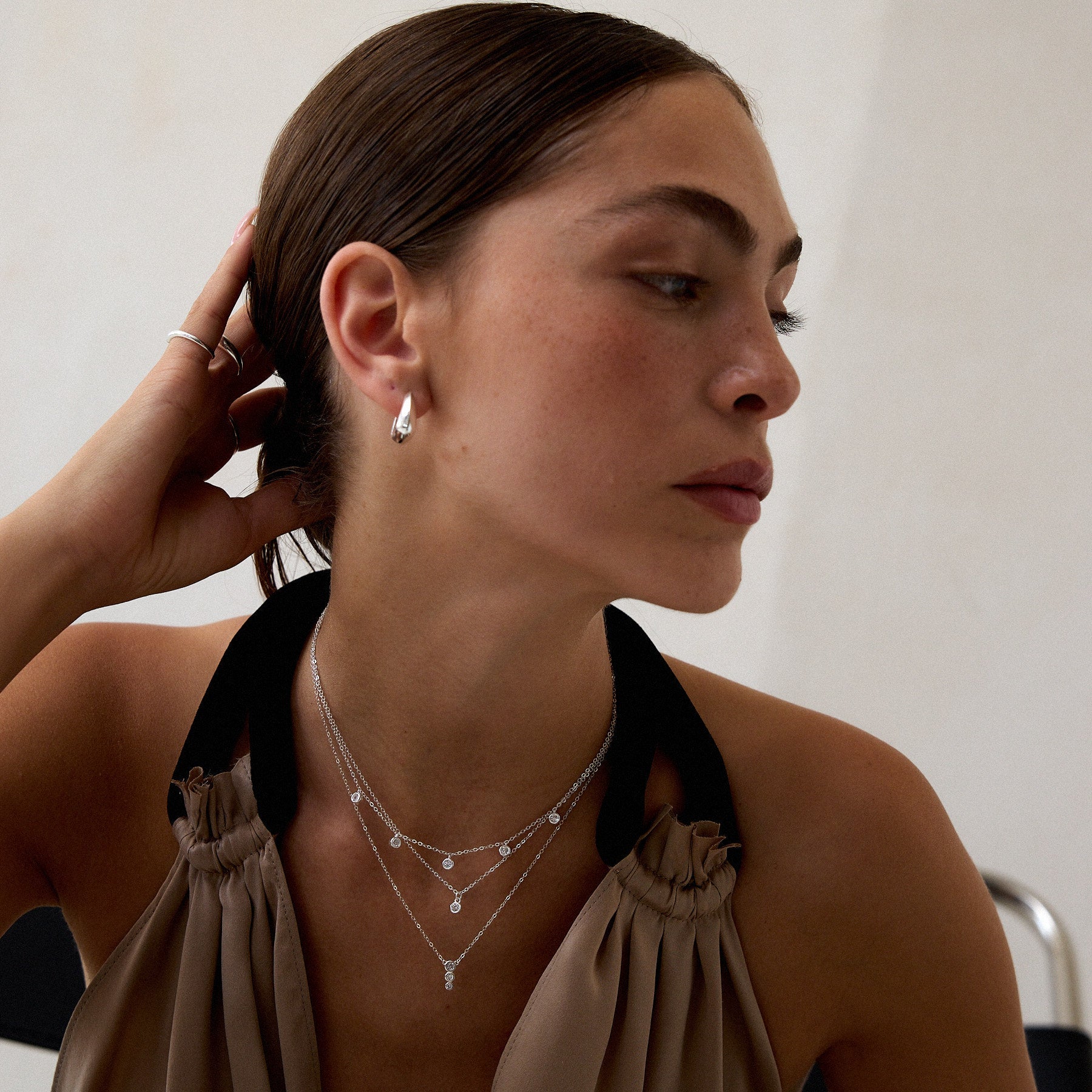 Nicole Silver Necklace