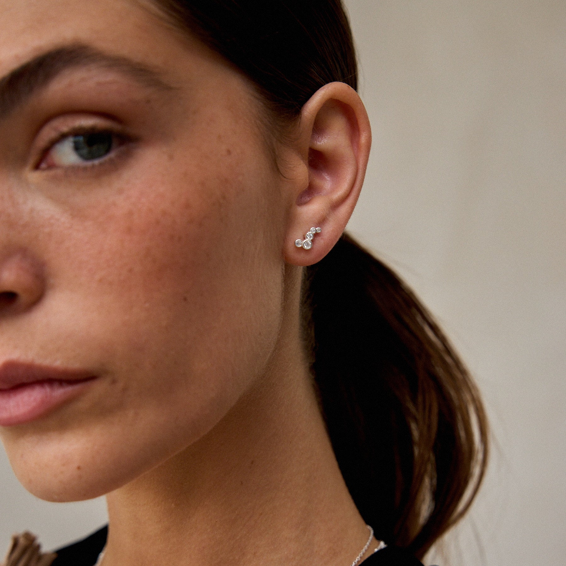 Bauble Silver Earrings