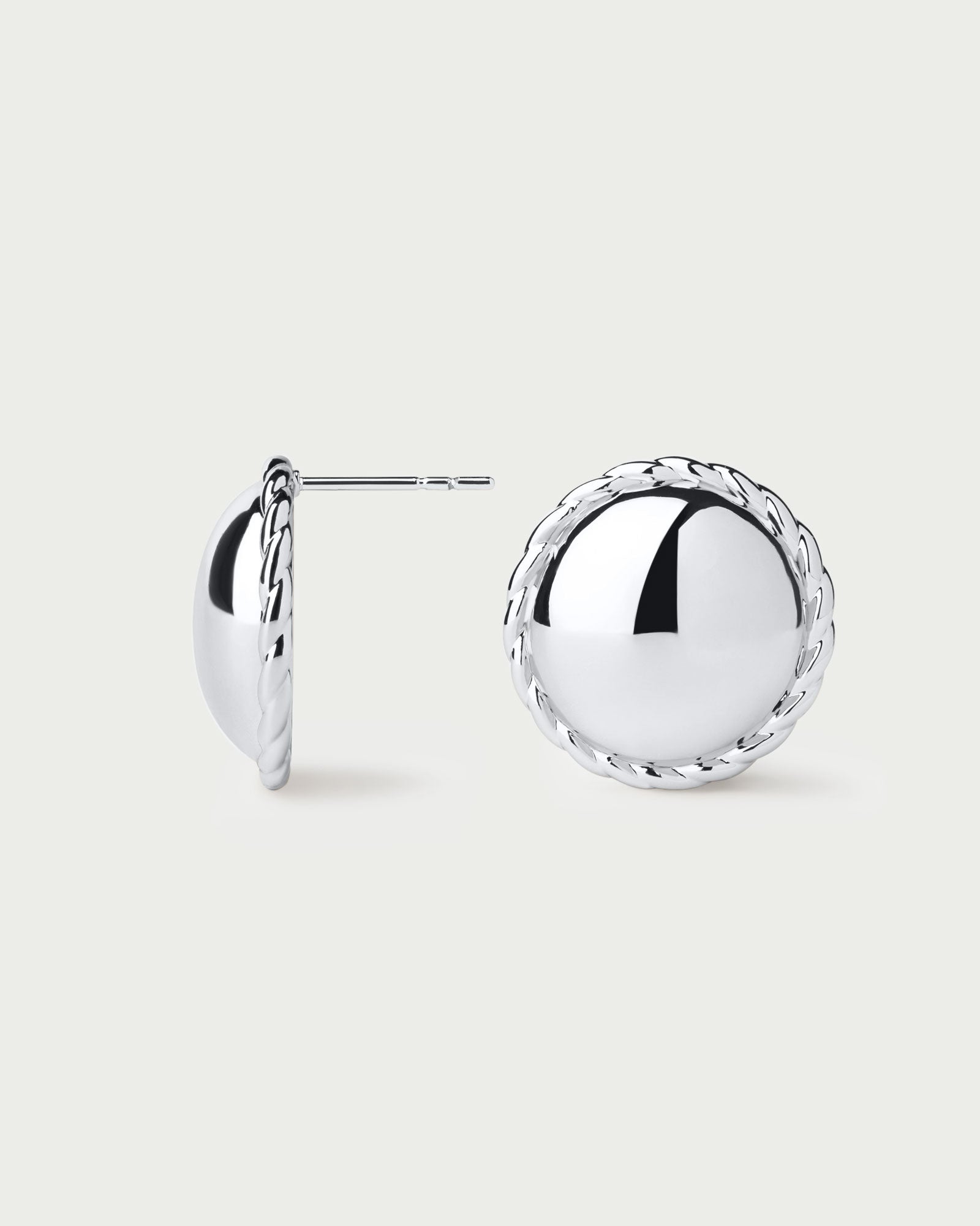 Karen Silver Earrings
