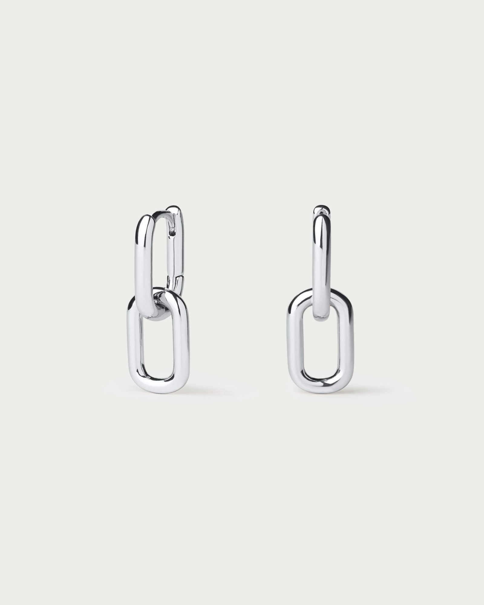 Link Silver Earrings