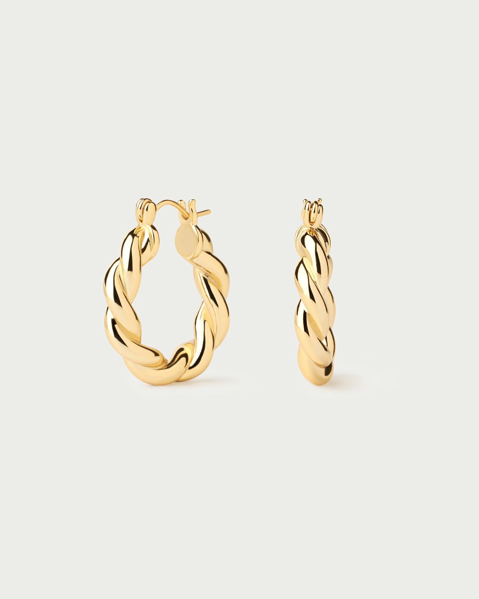 Braid Gold Earrings