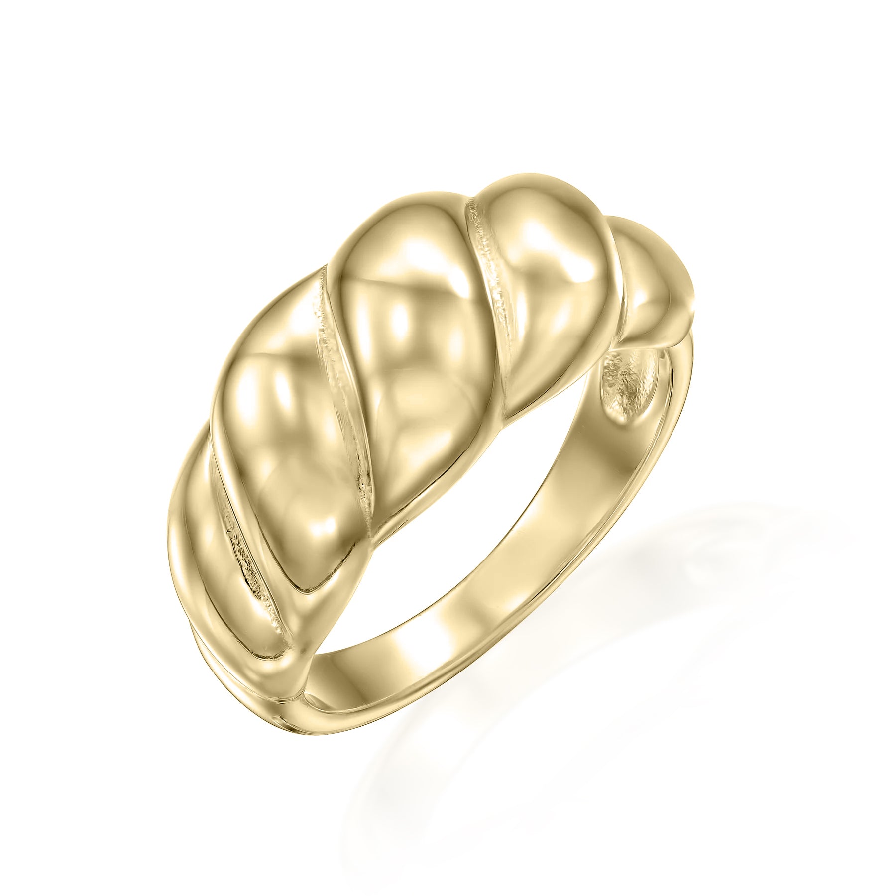 Fluor Gold Ring