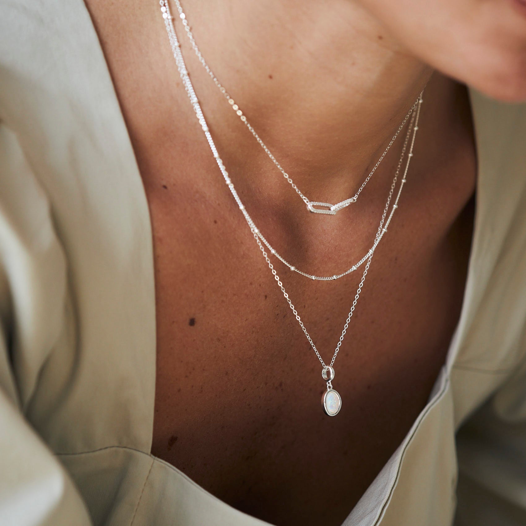 Daniela Silver Necklace