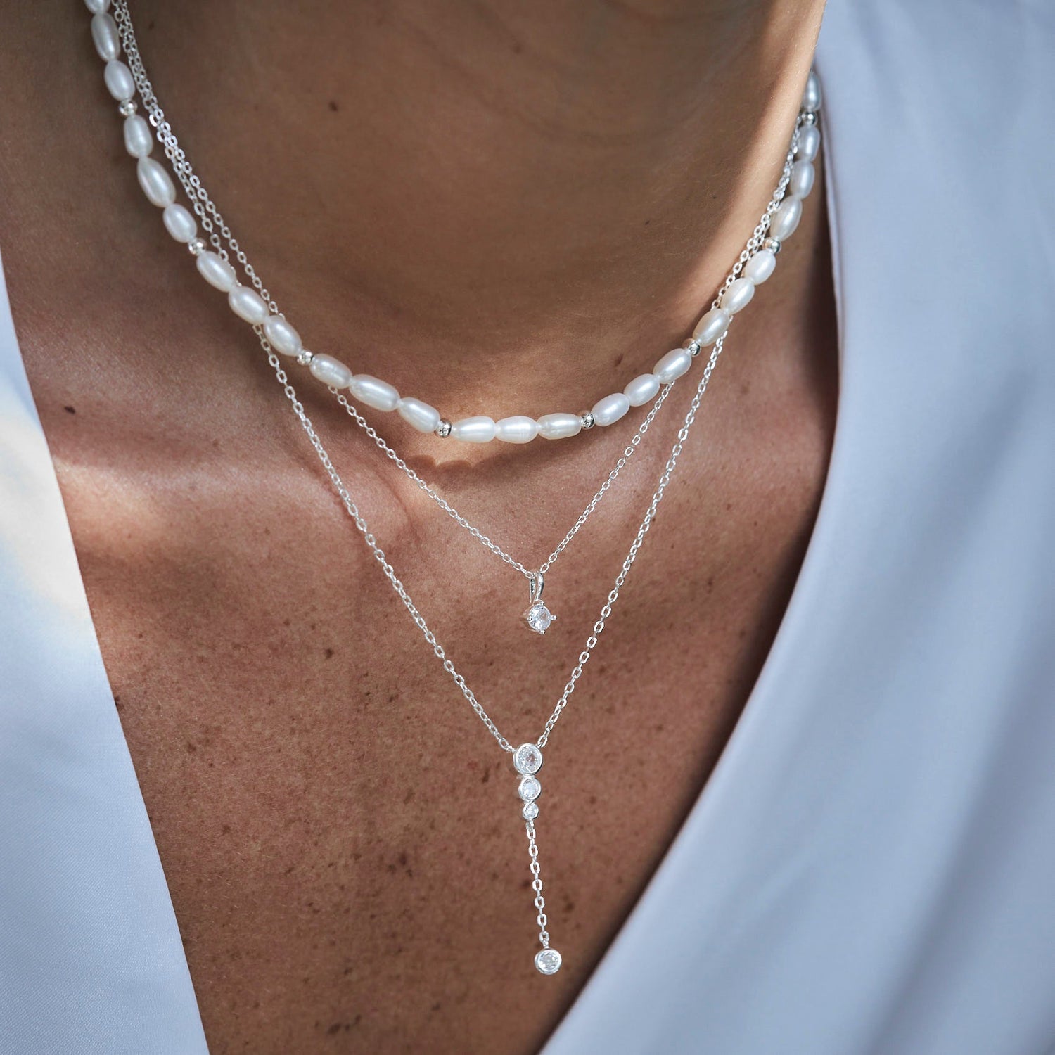Michel Silver Necklace