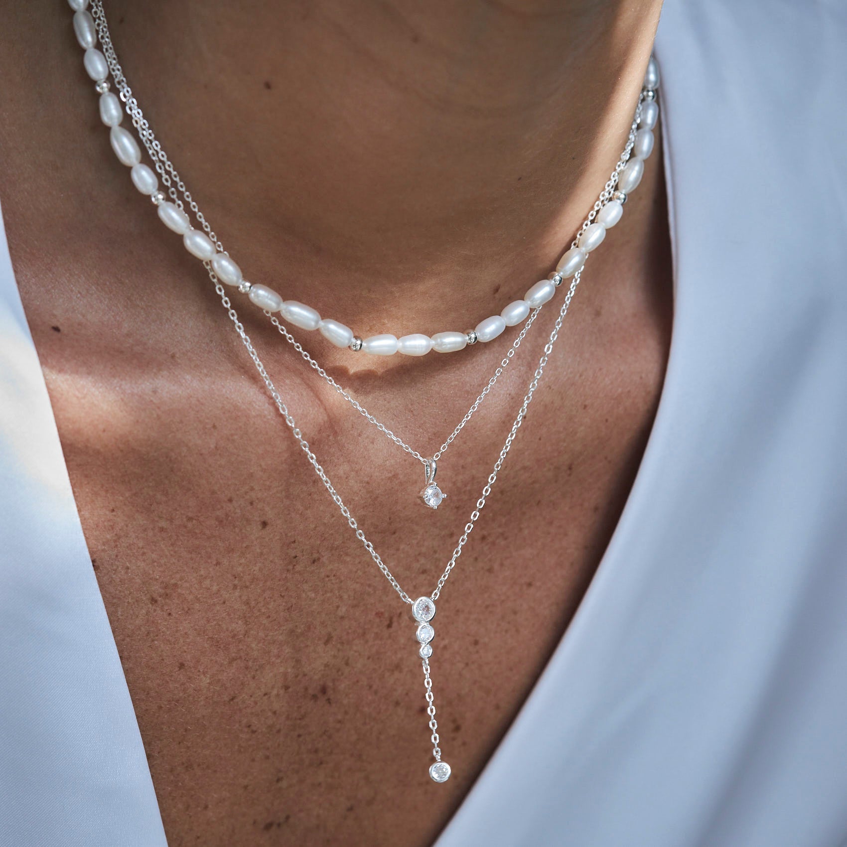 Michel Silver Necklace