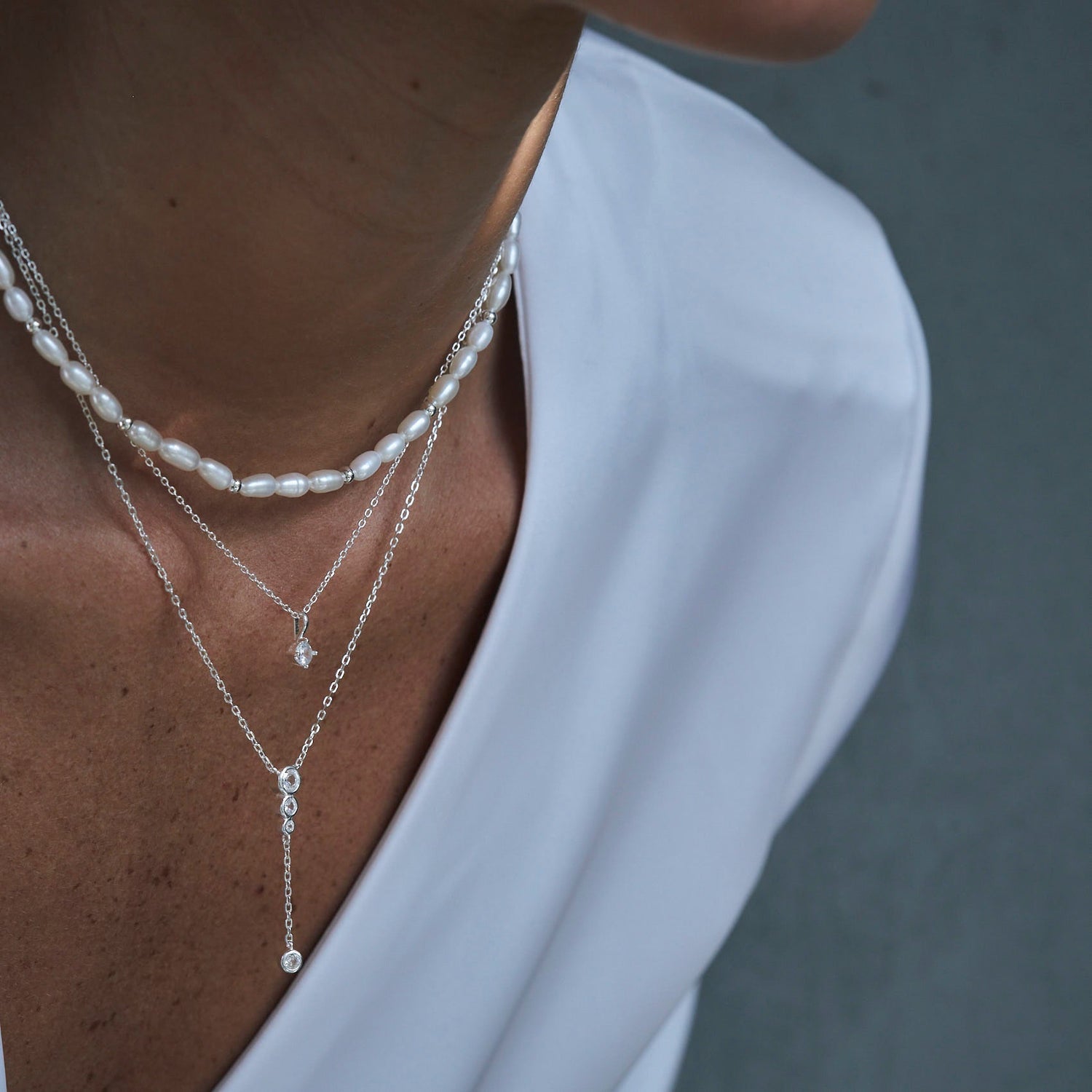 Michel Silver Necklace