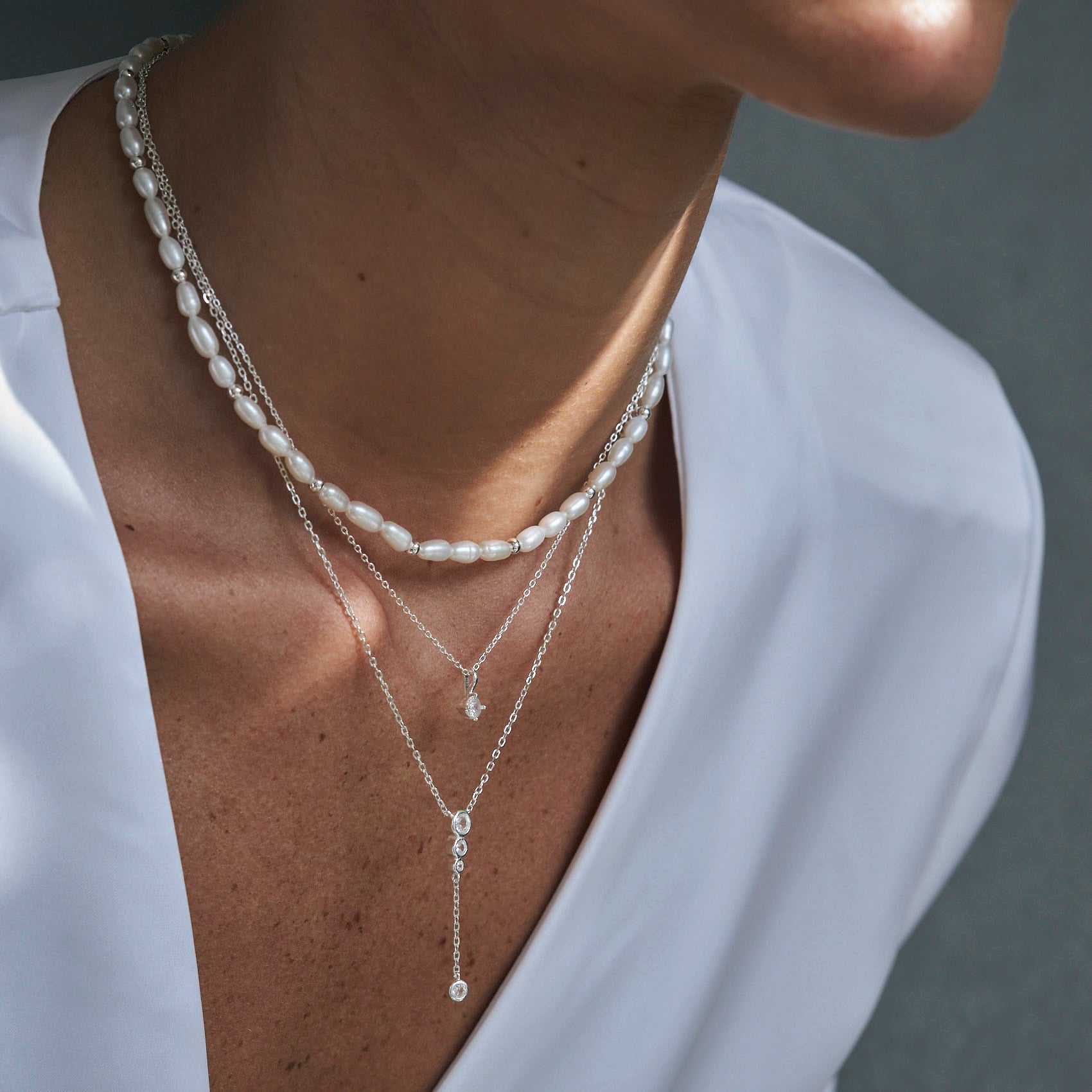 Michel Silver Necklace